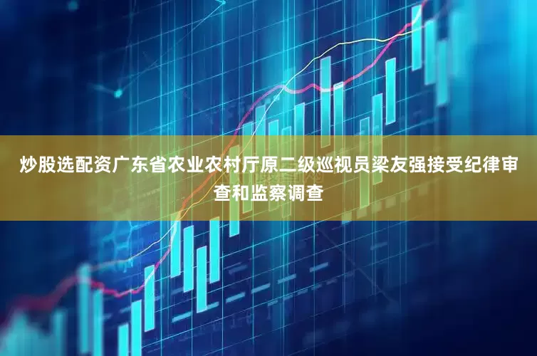 炒股选配资广东省农业农村厅原二级巡视员梁友强接受纪律审查和监察调查