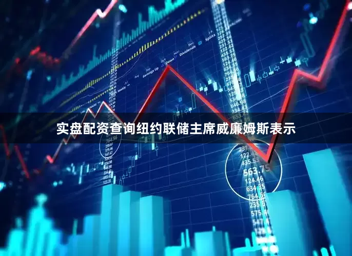 实盘配资查询　　纽约联储主席威廉姆斯表示